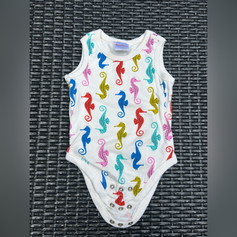 Hanna andersson tank onesie 3-6m